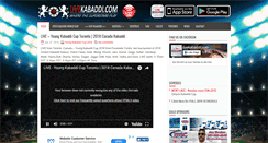 Desktop Screenshot of livekabaddi.com
