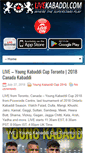 Mobile Screenshot of livekabaddi.com